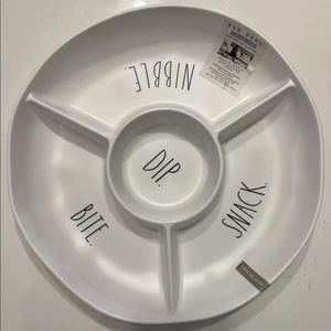 Rae Dunn Chip and Dip Tray